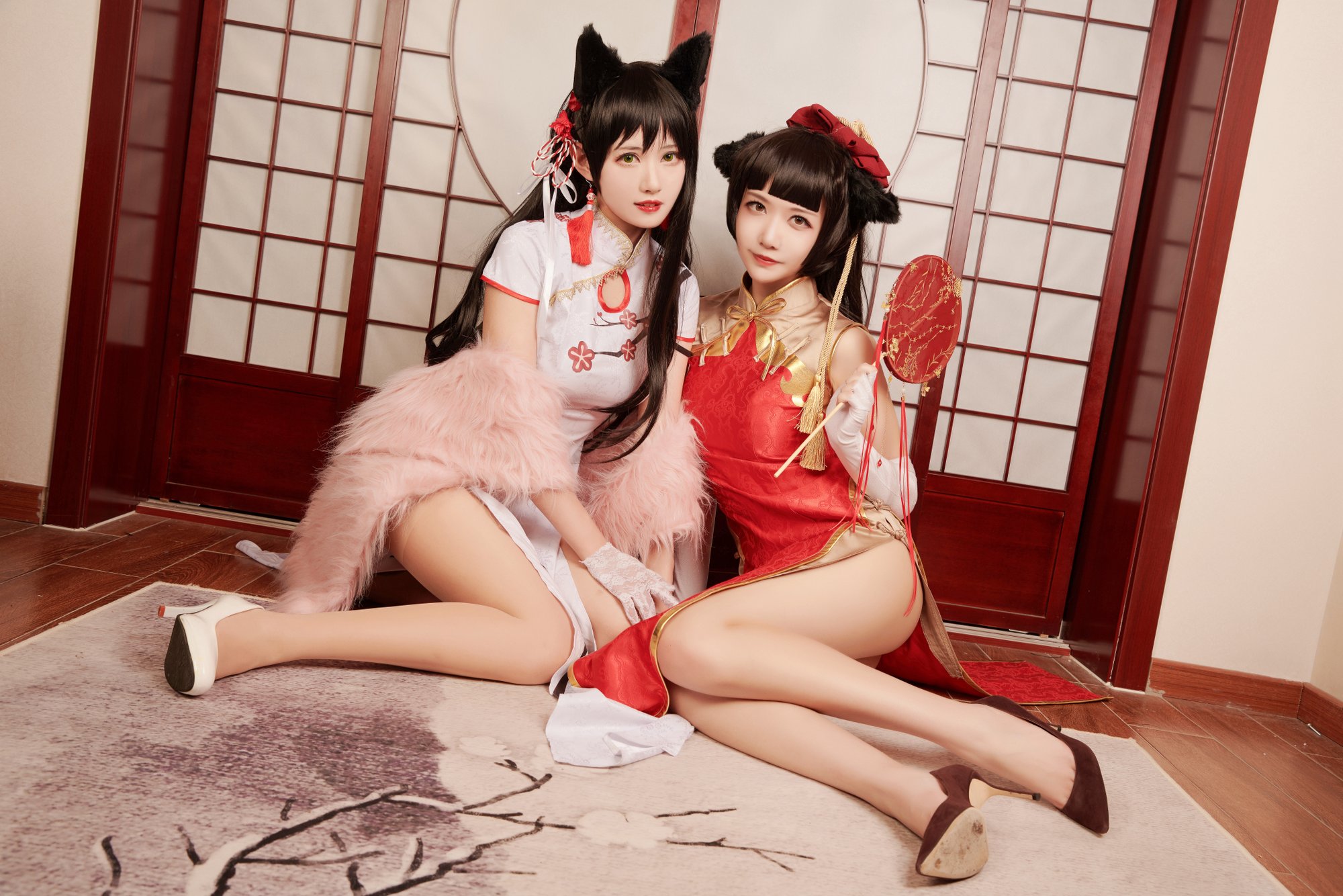 源纱希喵喵喵&Meiyi_烛墨 - 犬獒旗袍