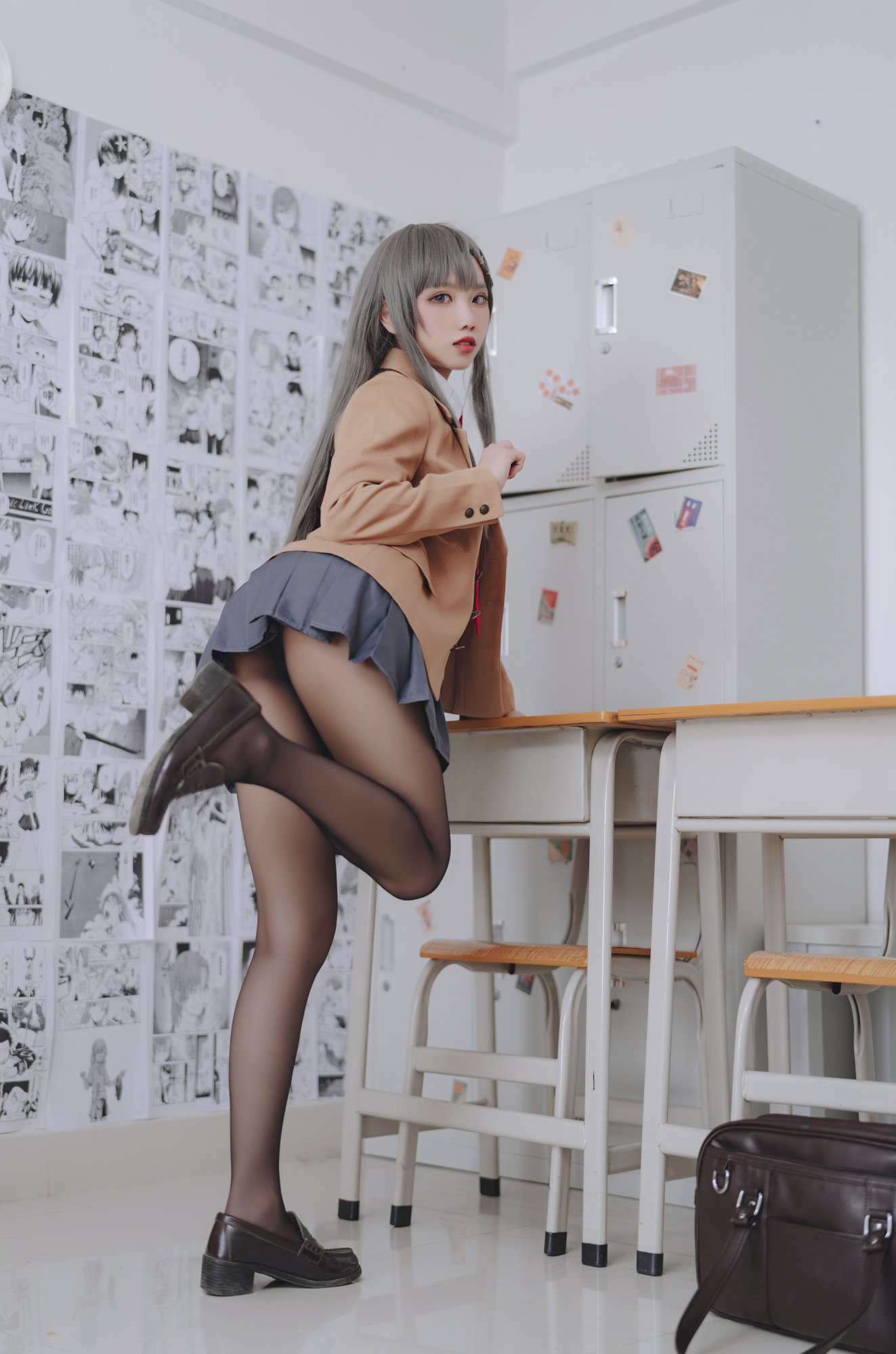 果咩酱w - 麻衣校服